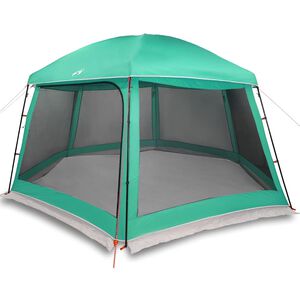 vidaXL Carpa para piscina con desmontables y paredes verde 512x458 cm