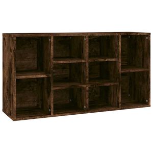 vidaXL Zapatero madera contrachapada roble ahumado 103x30x55cm