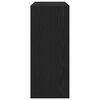 vidaXL Estantería Roble Negro 100 x 30 x 72 cm Madera contrachapada