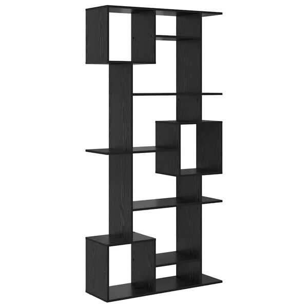 vidaXL Librer&iacute;a Roble Negro 92 x 29 x 188 cm Madera de ingenier&iacute;a