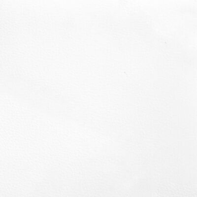 vidaXL Colchón de muelles ensacados cuero sintético blanco 80x200x20cm