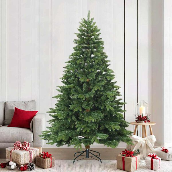 vidaXL Árbol de Navidad artificial con ramas articuladas Verde 240 cm