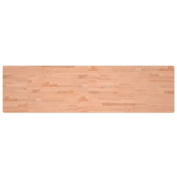 vidaXL Tablero de escritorio madera maciza de haya 200x55x2,5 cm