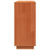 vidaXL Aparador Marr&oacute;n cera 110 x 34 x 75 cm Madera de pino macizo