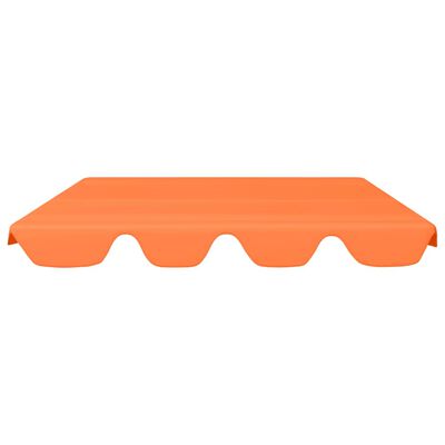 vidaXL Dosel de repuesto columpio de jardín naranja 150/130x105/70 cm
