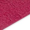 vidaXL Conjunto de alfombrillas de ba&ntilde;o de tela 2 piezas fucsia
