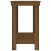 vidaXL Banco de trabajo madera maciza de pino marr&oacute;n miel 110x50x80 cm