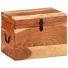 vidaXL Caja de almacenaje madera maciza de acacia 39x28x31 cm