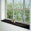vidaXL Alf&eacute;izares de ventana 2 uds madera maciza roble marr&oacute;n oscuro