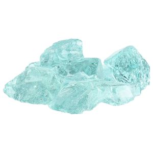 vidaXL Piedras de Jard&iacute;n Tuquesa 12 cm Cristal