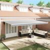 vidaXL Toldo retr&aacute;ctil autom&aacute;tico gris antracita y blanco 600x300 cm