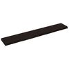 vidaXL Estante pared madera roble tratada marr&oacute;n oscuro 180x30x(2-6)cm