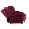 vidaXL Sof&aacute; reclinable de 3 plazas de tela morado