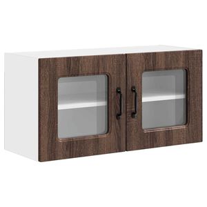 vidaXL Panel de lavaplatos Kalmar Roble Marr&oacute;n 80 x 31 x 40 cm
