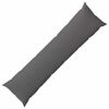 vidaXL Funda de almohada HEERLEN Gris Claro 40 x 145 cm Tela