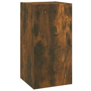 vidaXL Mueble para TV madera contrachapada roble ahumado 30,5x30x60 cm