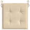 vidaXL Cojines de silla de jard&iacute;n 6 uds tela Oxford beige 50x50x4 cm