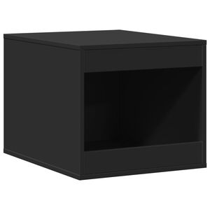 vidaXL Mueble arenero para gatos madera ingenier&iacute;a negro 47x59x42 cm
