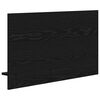 vidaXL Perchero de pared con estante Roble Negro 90 x 10 x 50 cm