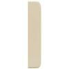 vidaXL Oreja de cabecero Crema 80 x 16 x 4 cm PVC