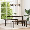 vidaXL Mesas de comedor METAL