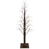 vidaXL &Aacute;rbol de Navidad starburst Marr&oacute;n 120 cm Pl&aacute;stico 240 LED