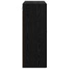 vidaXL Armario de pared Roble Negro 69,5 x 34 x 90 cm