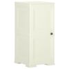 vidaXL Armario de pl&aacute;stico dise&ntilde;o madera Vanila Ice 40x43x85,5 cm