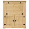 vidaXL Botellero Corona madera maciza de pino 97x45x114 cm