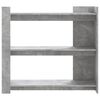 vidaXL Mesa consola de madera de ingenier&iacute;a gris hormig&oacute;n 100x35x90 cm