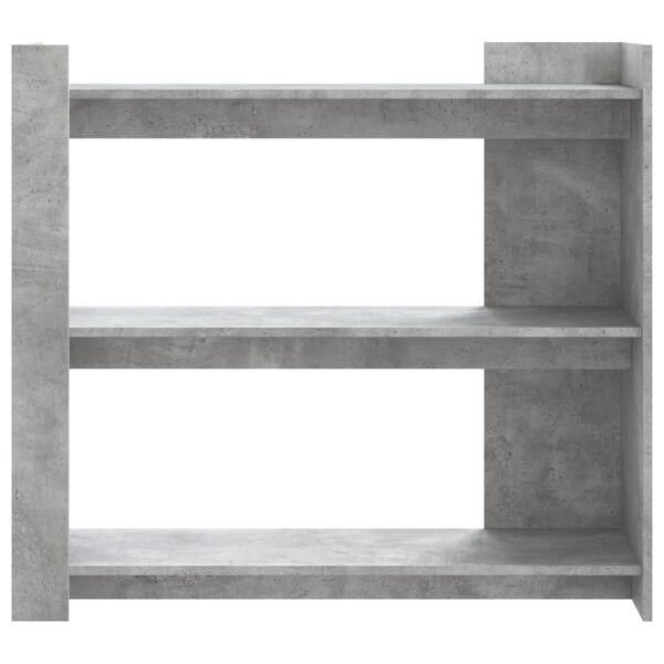 vidaXL Mesa consola de madera de ingenier&iacute;a gris hormig&oacute;n 100x35x90 cm