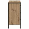 vidaXL Cajonera Roble artisan 91 x 35.5 x 74.5 cm Madera contrachapada