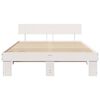 vidaXL Estructura de cama 150 x 200 cm Madera de pino macizo