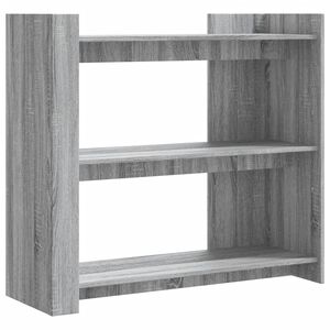 vidaXL Mesa consola de madera de ingenier&iacute;a gris Sonoma 100x35x90 cm