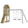 vidaXL Parque infantil de exterior madera de pino impregnada