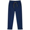 vidaXL Pantalones infantiles con cord&oacute;n azul marino 92