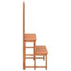 vidaXL Soporte de plantas y enrejado madera de abeto 70x42x115 cm