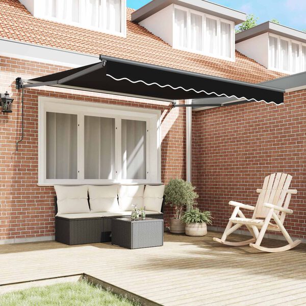 vidaXL Toldo Negro 300 x 250 x 165 cm Poli&eacute;ster