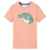 Camiseta infantil naranja claro 104