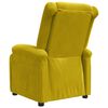 vidaXL Sill&oacute;n reclinable terciopelo amarillo