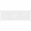 vidaXL Lona transparente con ojales PVC 1x3 m