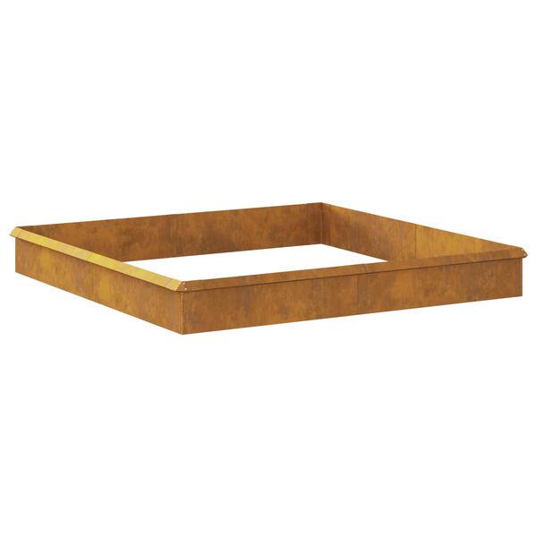 vidaXL Cercas para caracoles 12 pcs Oxidado Acero autopatinable