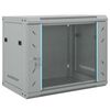 vidaXL Armario de red con almacenamiento Gris 60 x 45 x 50 cm Acero