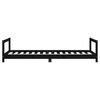 vidaXL Estructura de cama para ni&ntilde;os madera de pino negro 90x190 cm