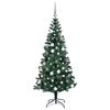 vidaXL &Aacute;rbol de Navidad Artificial Preiluminado Verde 180 cm