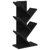 vidaXL Estanter&iacute;a de &Aacute;rbol 4 Niveles 30 x 18 x 60 cm Roble Negro