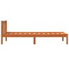 vidaXL Estructura de cama sin colch&oacute;n madera maciza marr&oacute;n 75x190 cm