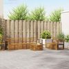 vidaXL Juegos de sof&aacute;s 7 pcs Natural Madera de Acacia S&oacute;lida