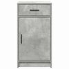vidaXL Vitrina Gris Concreto 40 x 40.5 x 75 cm Madera contrachapada