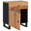 vidaXL Mesita de noche madera acacia madera contrachapada 50x33x60 cm